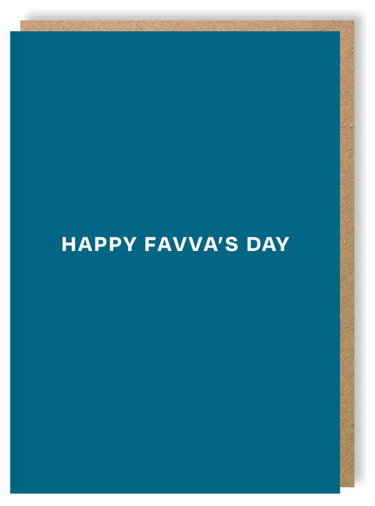 Happy Favva's Day - Greetings Card - LukeHorton Art