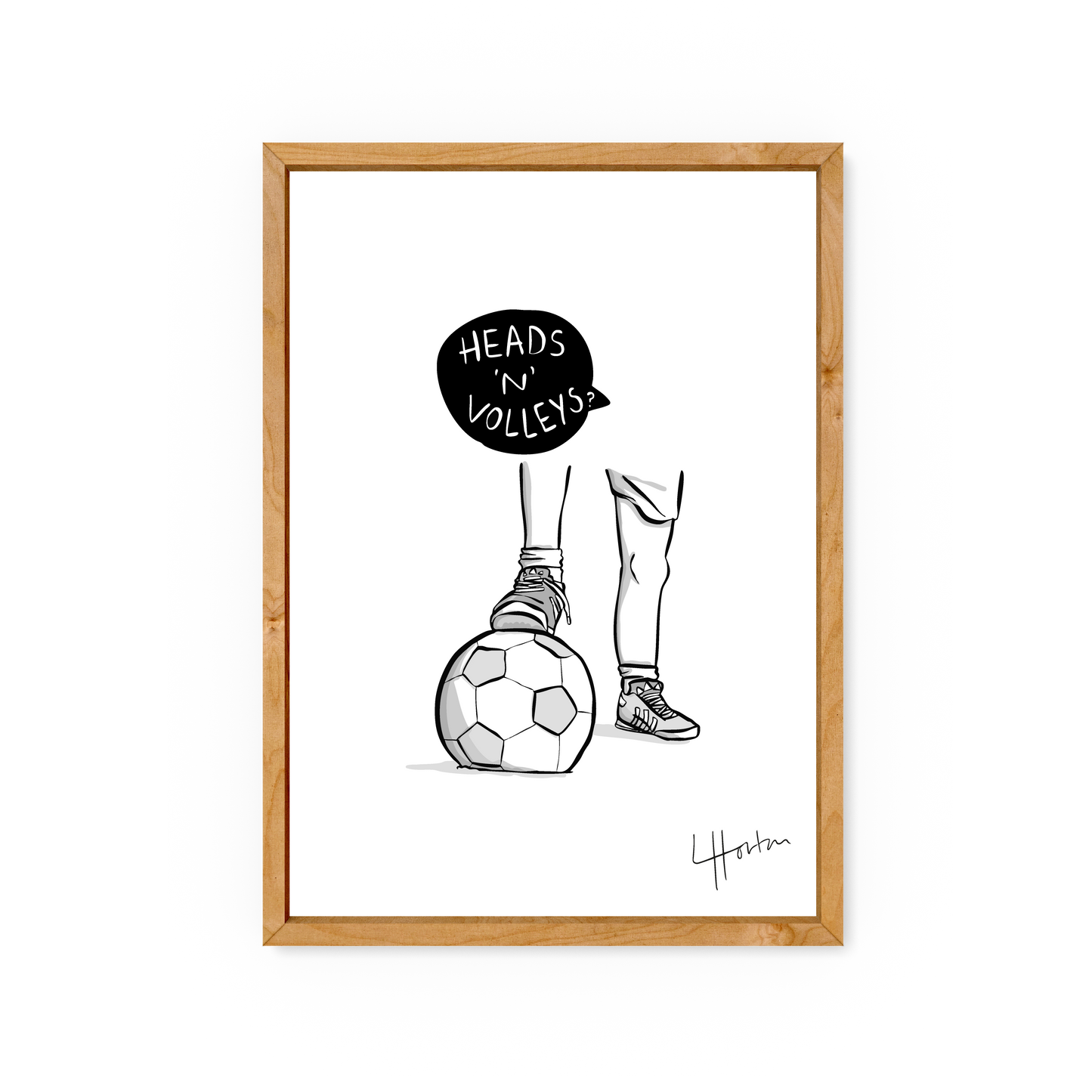 Heads 'n' Volleys - Art Print - Luke Horton