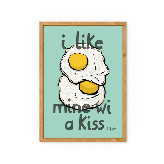 How do you like your eggs in the morning?  - Art Print - Luke Horton
