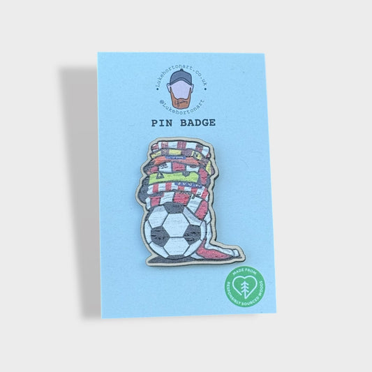 SUFC Shirts - ECO Pin Badge - LukeHorton Art