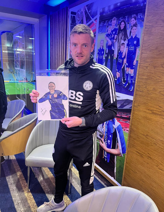 Jamie Vardy (It's Eleven, It's Heaven!) - Signed Limited Edition (20) - Art Print - LukeHorton Art