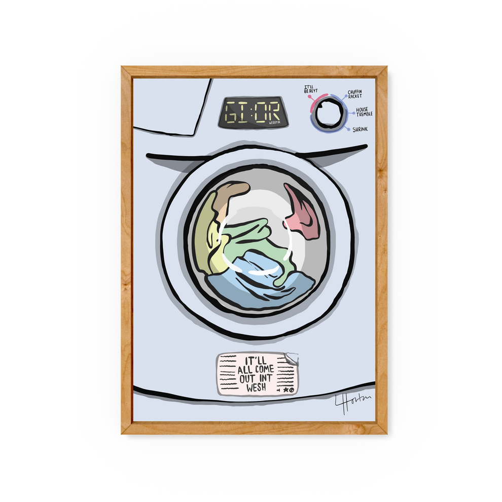 It'll All Come Out Int Wesh Yorkshire Slang Print Luke Horton