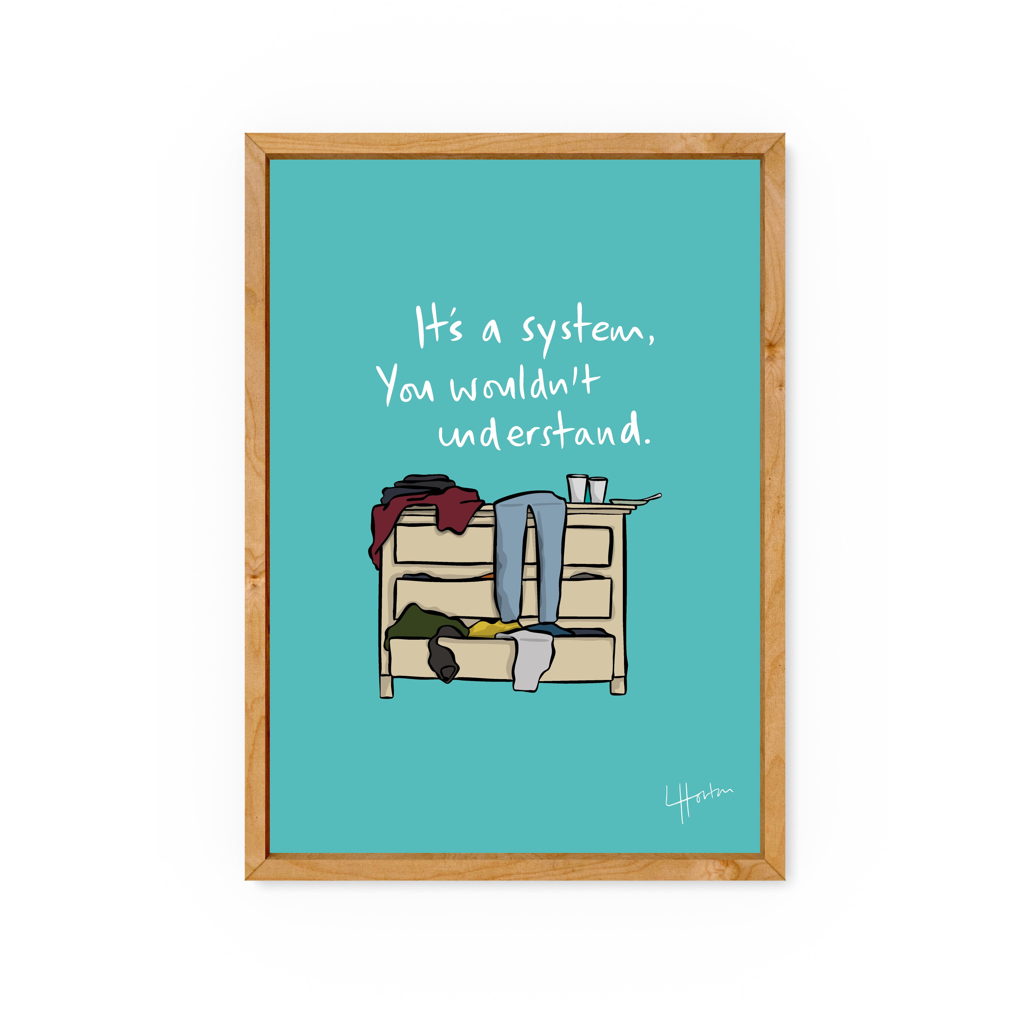 It's A System - Art Print - Luke Horton – Luke Horton Art