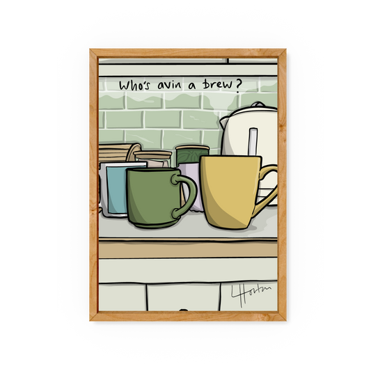 Kettle's On - Art Print - Luke Horton