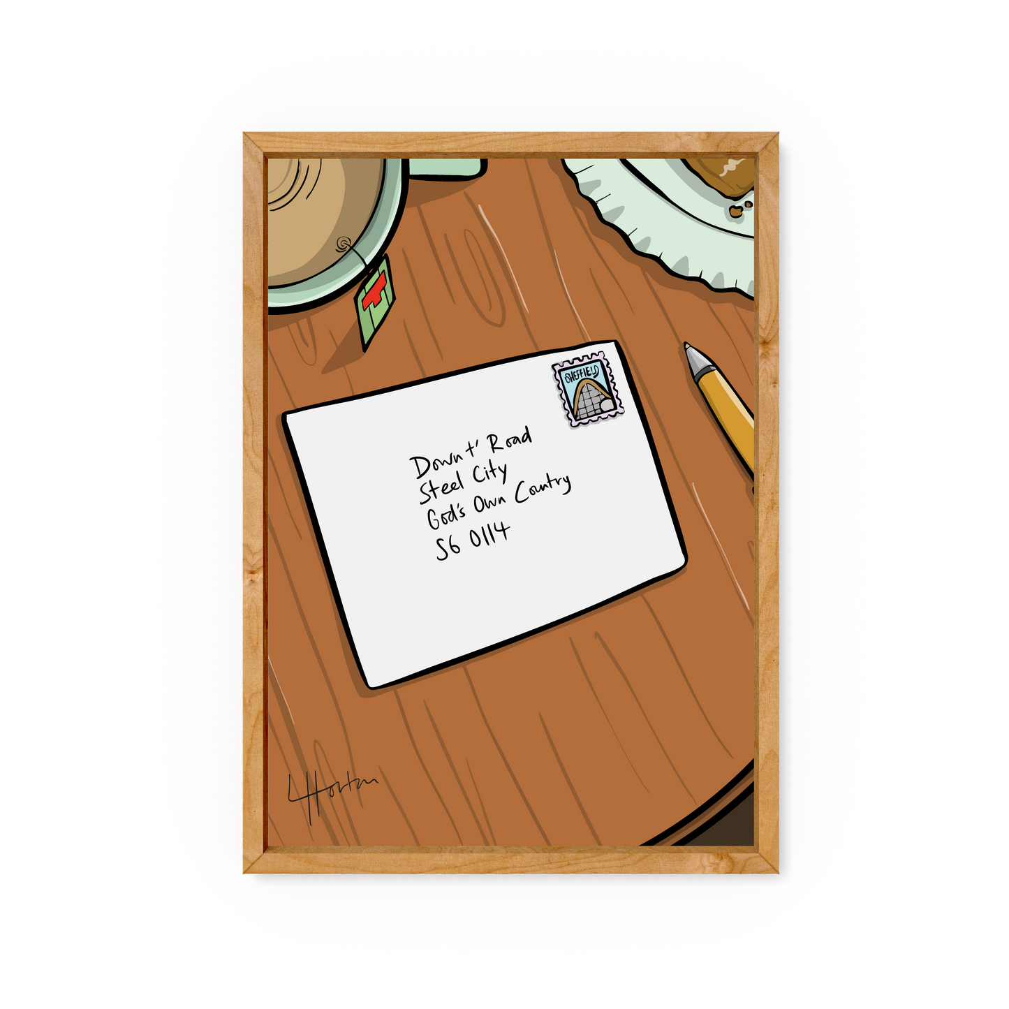 Letter to Sheffield - Art Print - Luke Horton