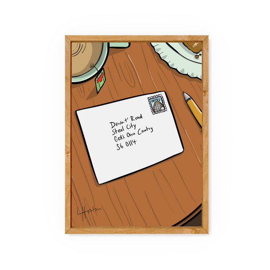 Letter to Sheffield - Art Print - Luke Horton
