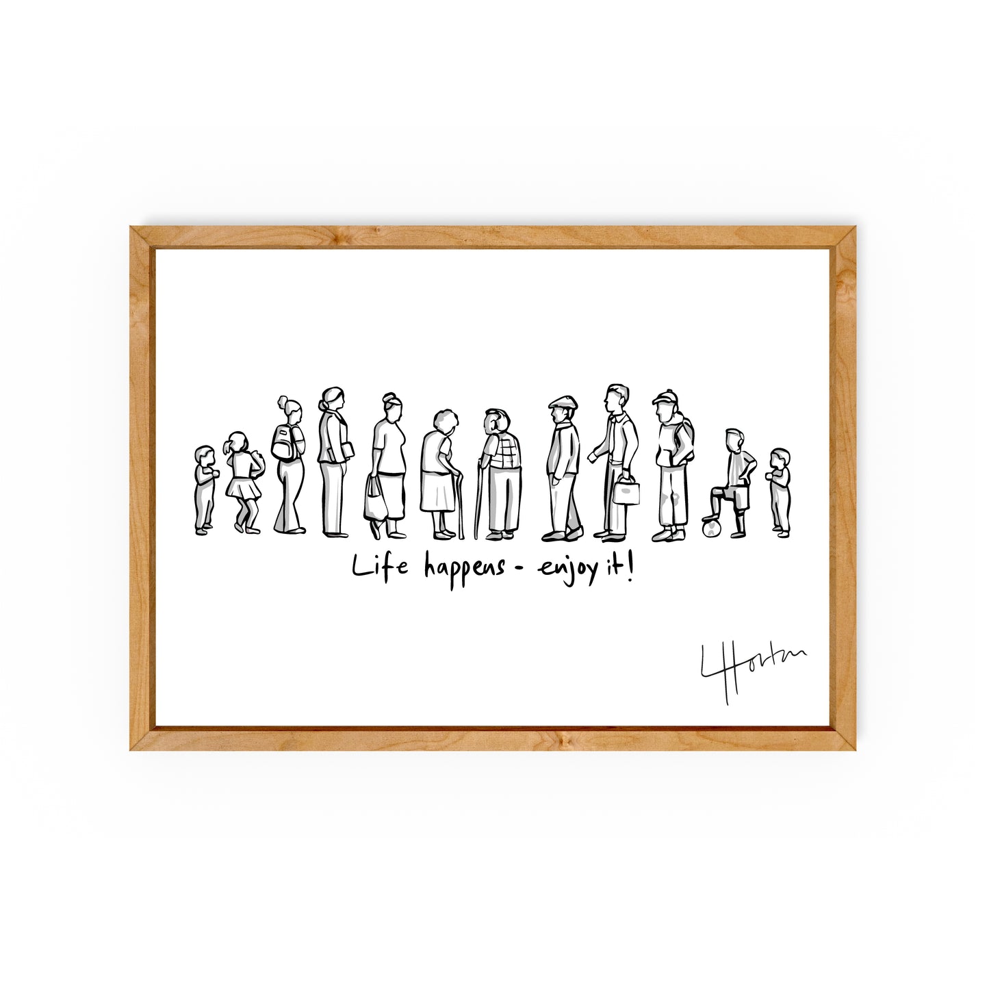Life Happens - Art Print - Luke Horton