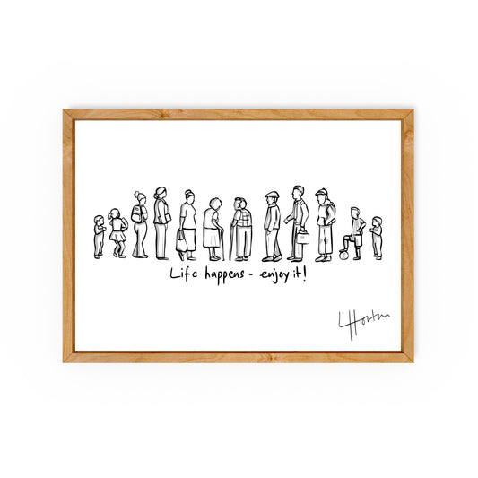Life Happens - Art Print - Luke Horton