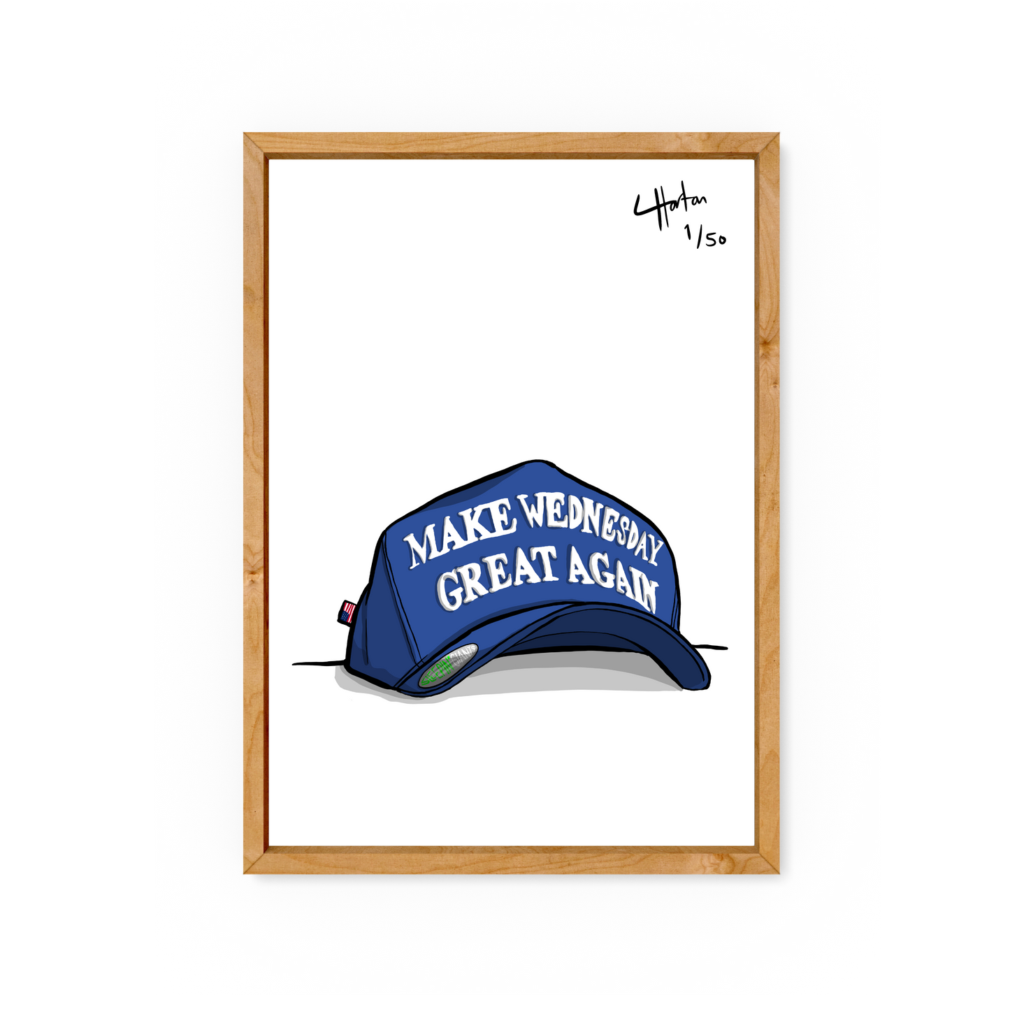 Make Wednesday Great Again - Signed Limited Edition Giclee Print (50) - LukeHorton Art