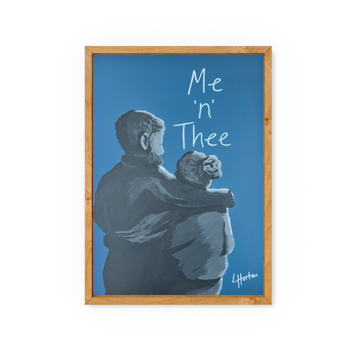 Me n Thee Yorkshire Slang Print Luke Horton Luke Horton Art