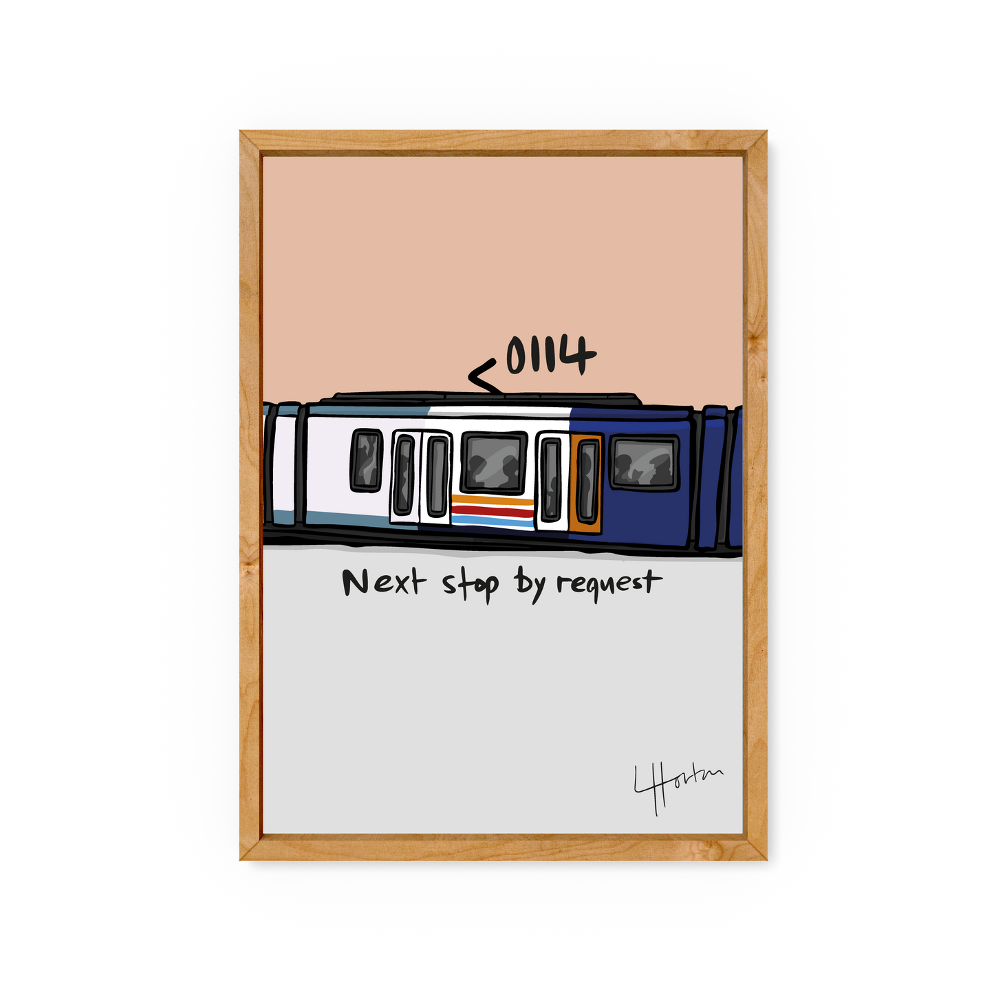 Next Stop By Request - Art Print - Luke Horton