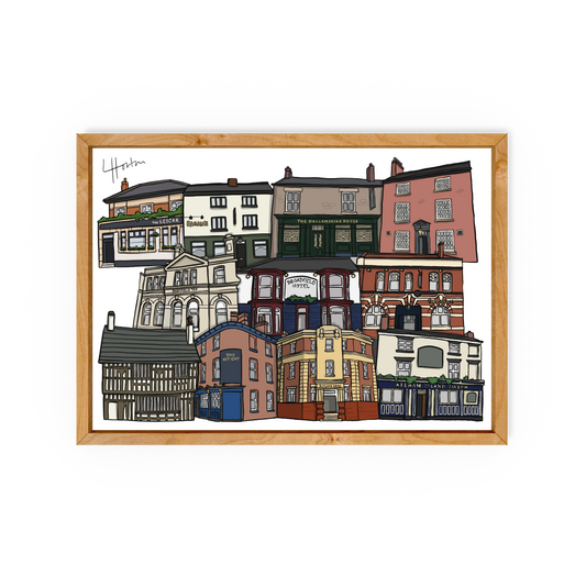 Pubs of Sheffield - Art Print - Luke Horton