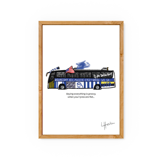 Saying Everything is Groovy - SWFC Art Print - Luke Horton