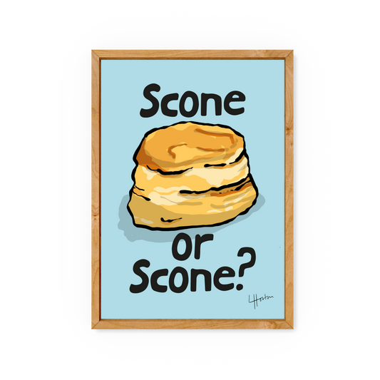 Scone or Scone? - Art Print - Luke Horton