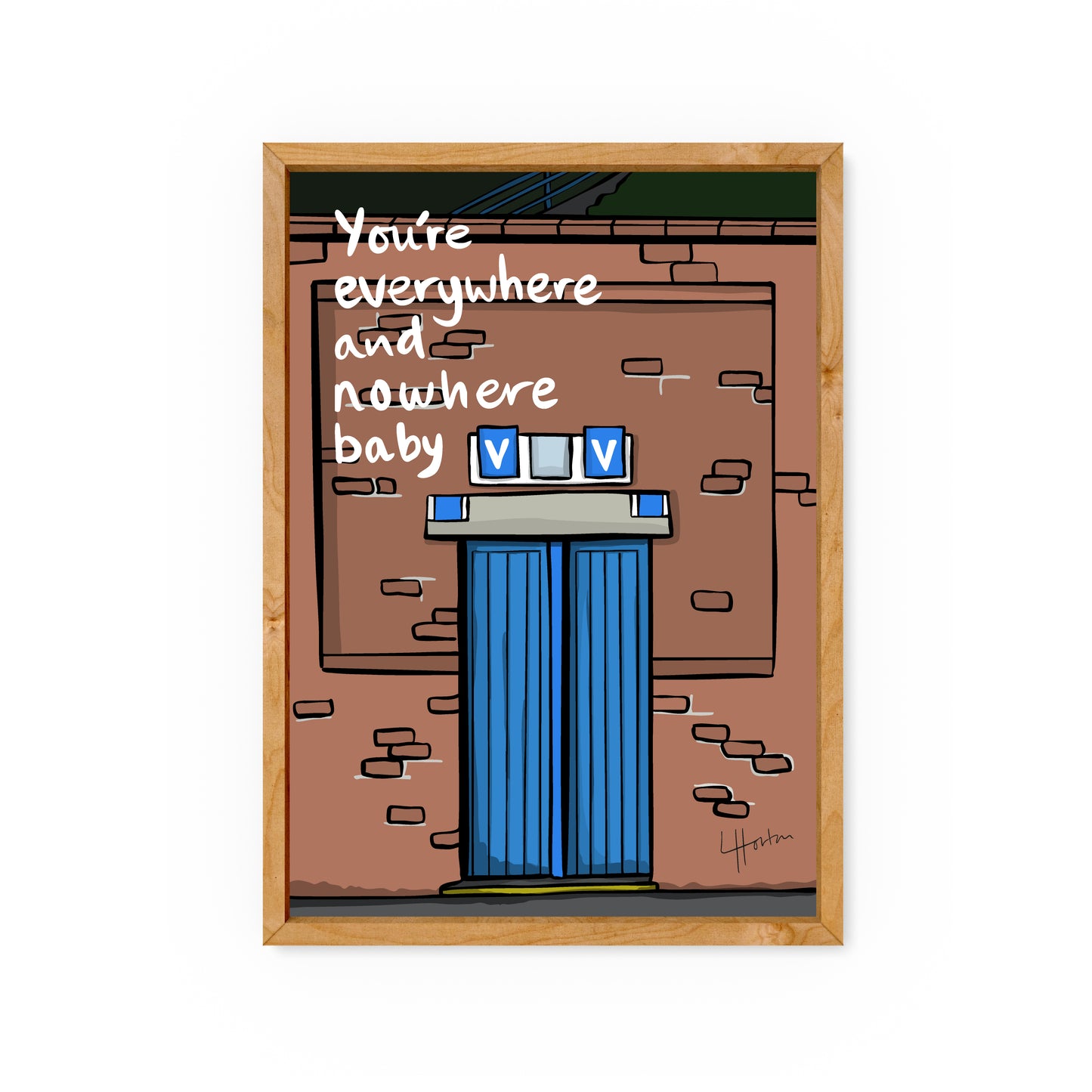 SWFC Turnstile - SWFC Art Print - Luke Horton