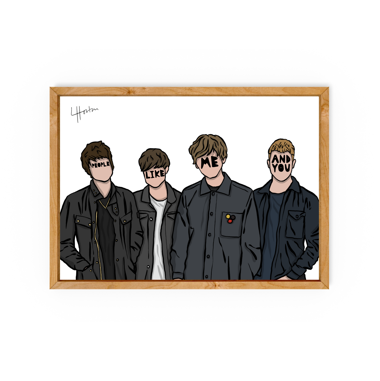 People Like You & Me - The Sherlocks - Art Print - LukeHorton Art