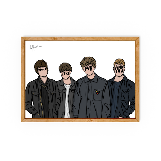 People Like You & Me - The Sherlocks - Art Print - LukeHorton Art