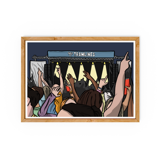 Tramlines Signed Limited Edition Print (100) 2023 - Sheffield Music Festival - Luke Horton