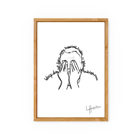 Worry, Not - Art Print - Luke Horton