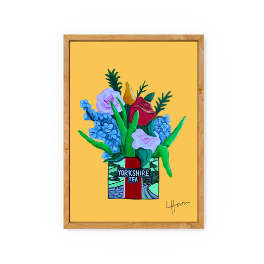 Yorkshire Tea Vase - Art Print - Luke Horton