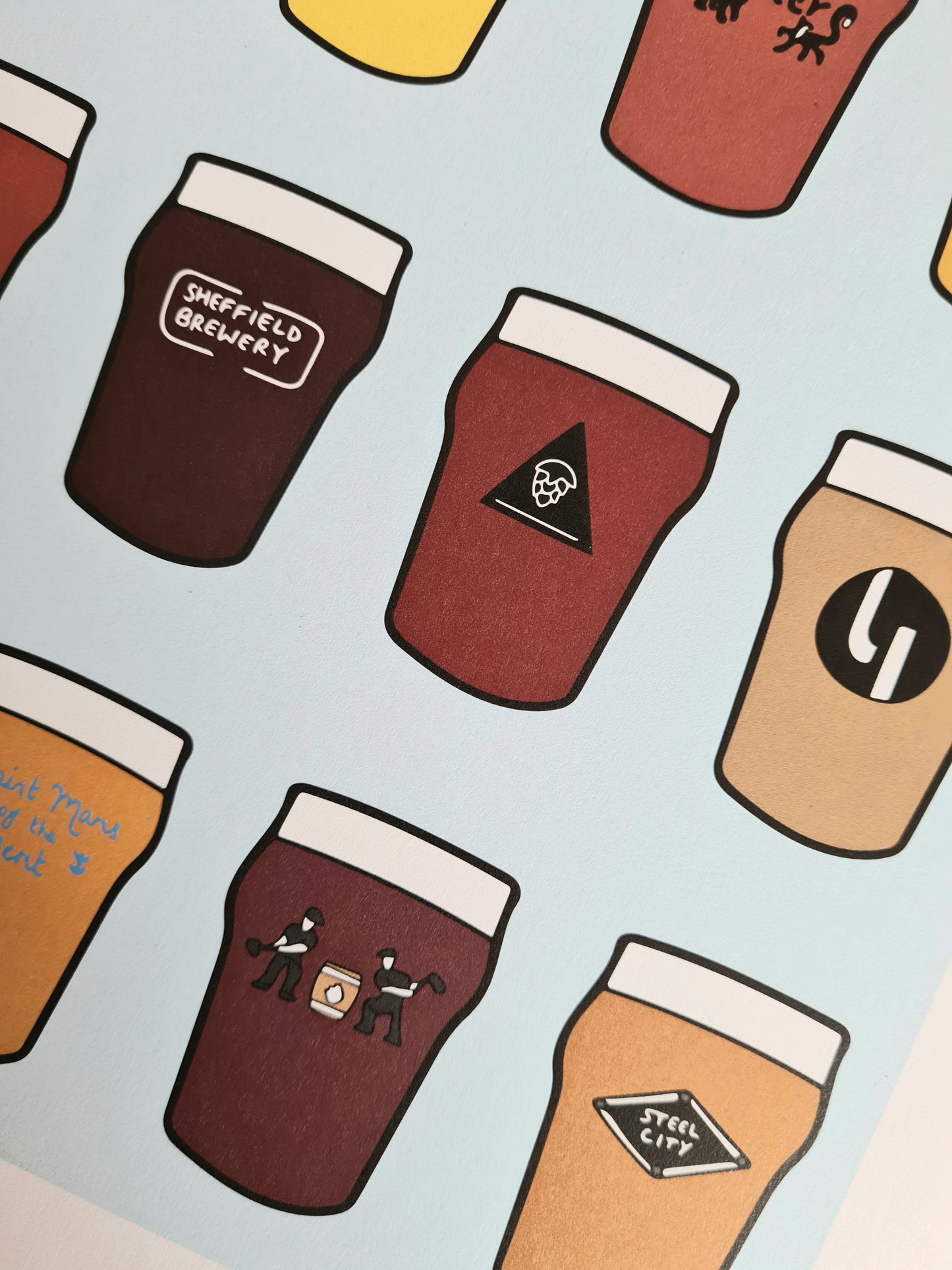 Sheffield Ale - Sheffield Beer Art Print - Luke Horton