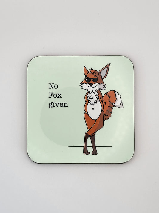 No Fox Given Coaster - Animal - Luke Horton