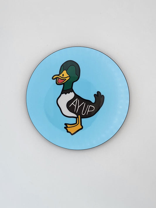 Ayup Duck Coaster - Yorkshire Slang - Luke Horton