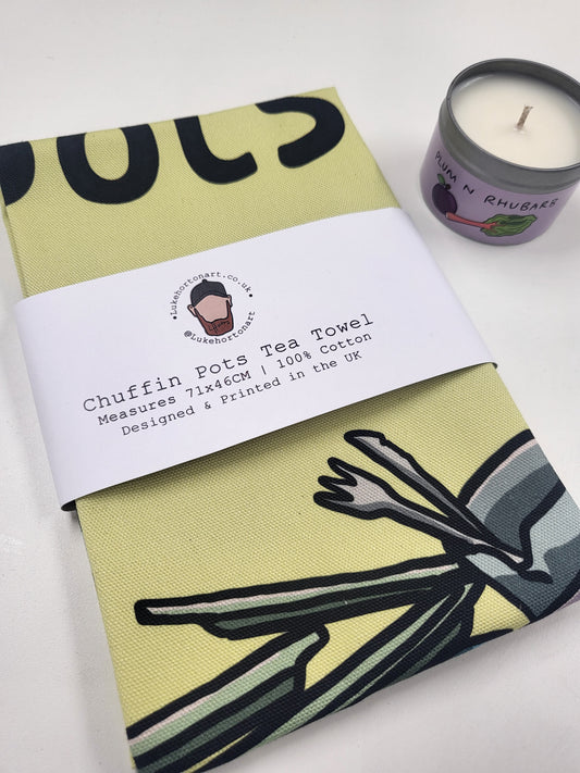 Chuffin Pots - Tea Towel - Luke Horton