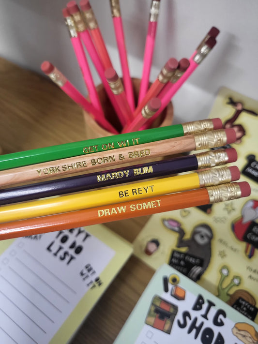 Yorkshire Slang Pencils