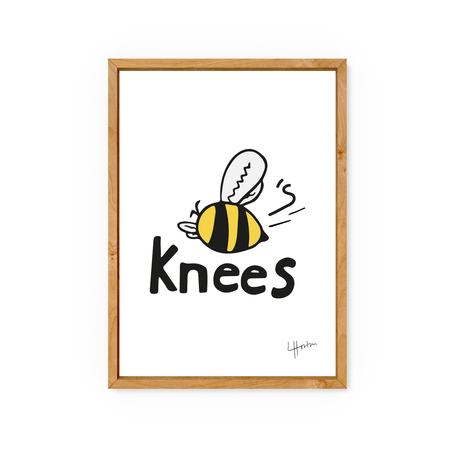 Bee's Knees - Wellbeing Art Print - Luke Horton