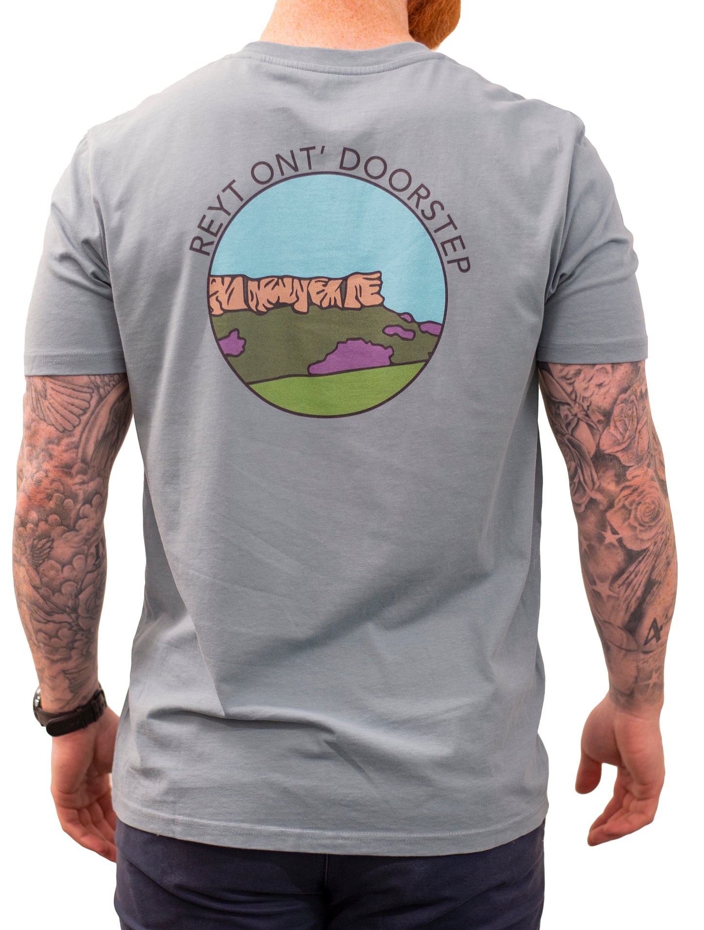 Reyt Ont Doorstep - Yorkshire Slang Art Unisex T-Shirt - Luke Horton