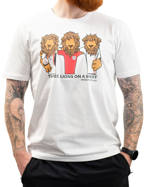 Three Lions On A Shirt - England Football Art Unisex T-Shirt - Luke Horton