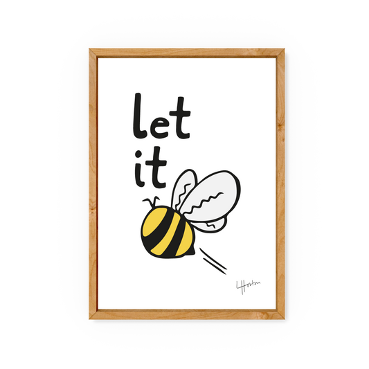Let It Be - Wellbeing Art Print - Luke Horton