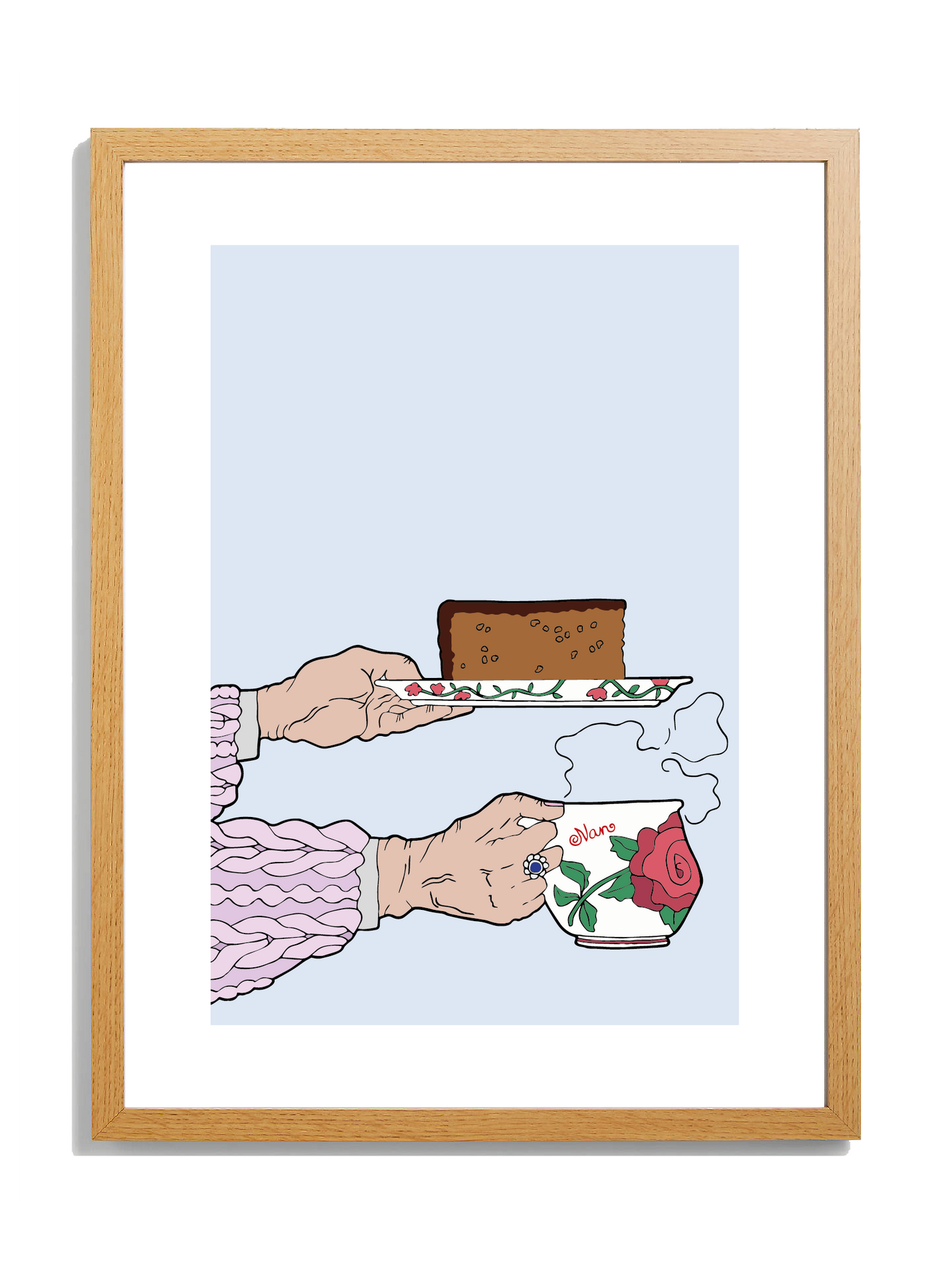 Nan's Offerings; Tea & Parkin (Limited, 50) - Art Print - Luke Horton