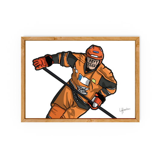 Sheffield Steelers Reyt Team - Art Print - Luke Horton