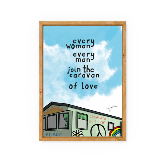 The Housemartins - Caravan of Love - Art Print - LukeHorton Art