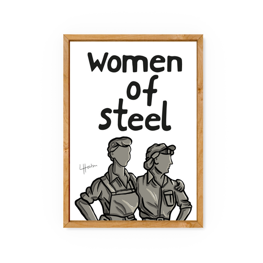 Women of Steel - Sheffield Art Print - Luke Horton