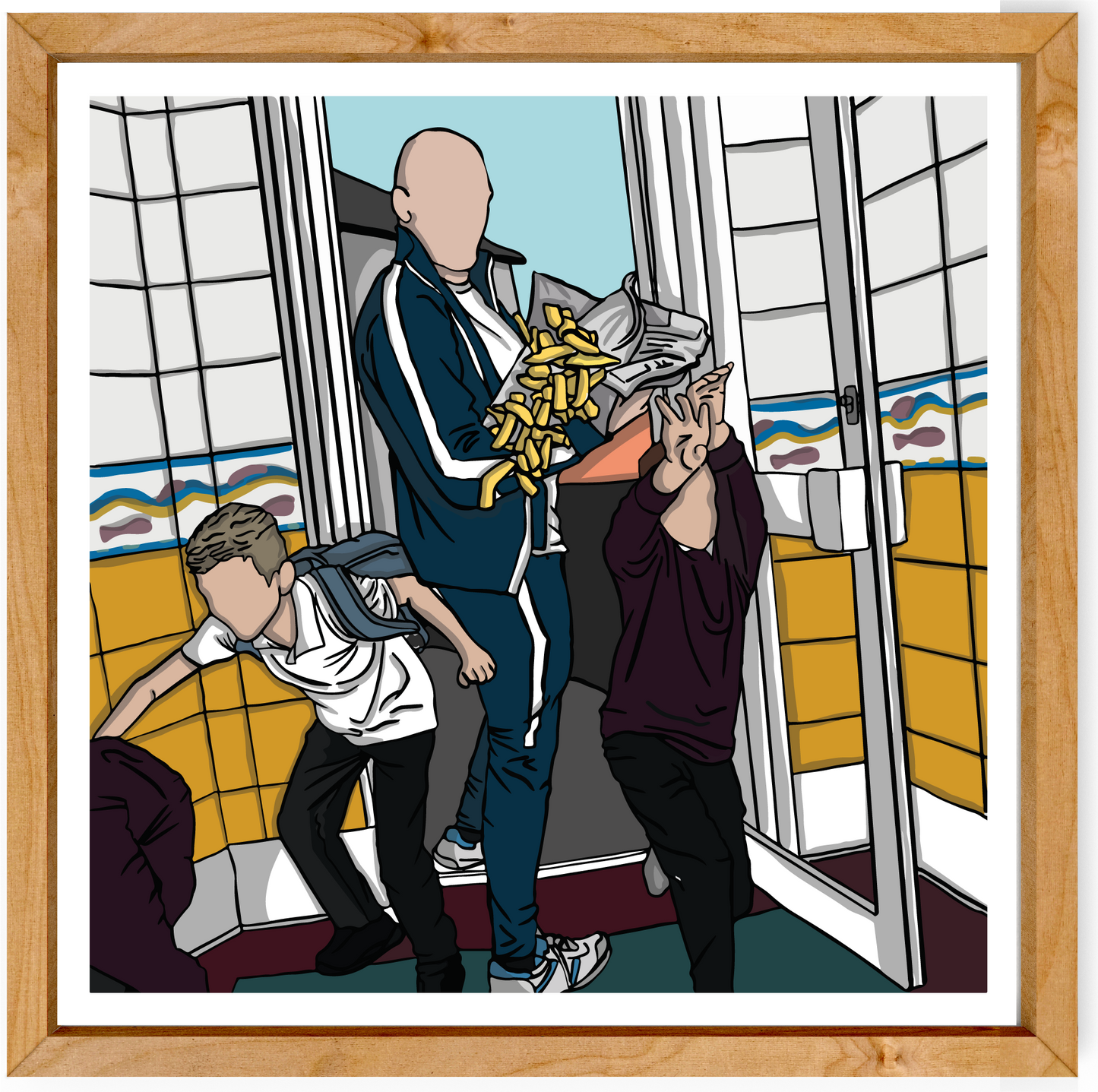 The Reytons - What's Rock And Roll (Official Limited Edition Vinyl Artwork) - Art Print - LukeHorton Art