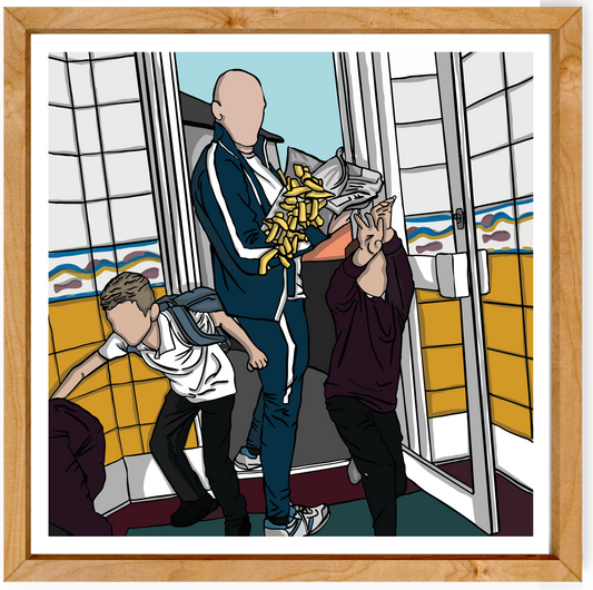The Reytons - What's Rock And Roll (Official Limited Edition Vinyl Artwork) - Art Print - LukeHorton Art