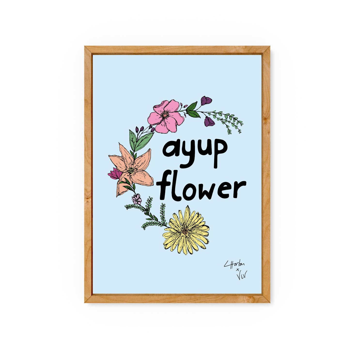 Ayup Flower - Luke x Viv Collaboration - Print - Luke Horton