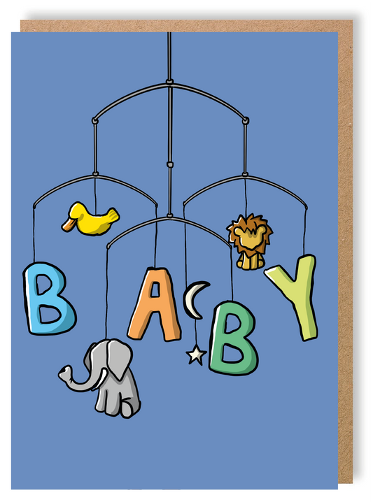 Baby - Baby Toys - Greetings Card - LukeHorton Art