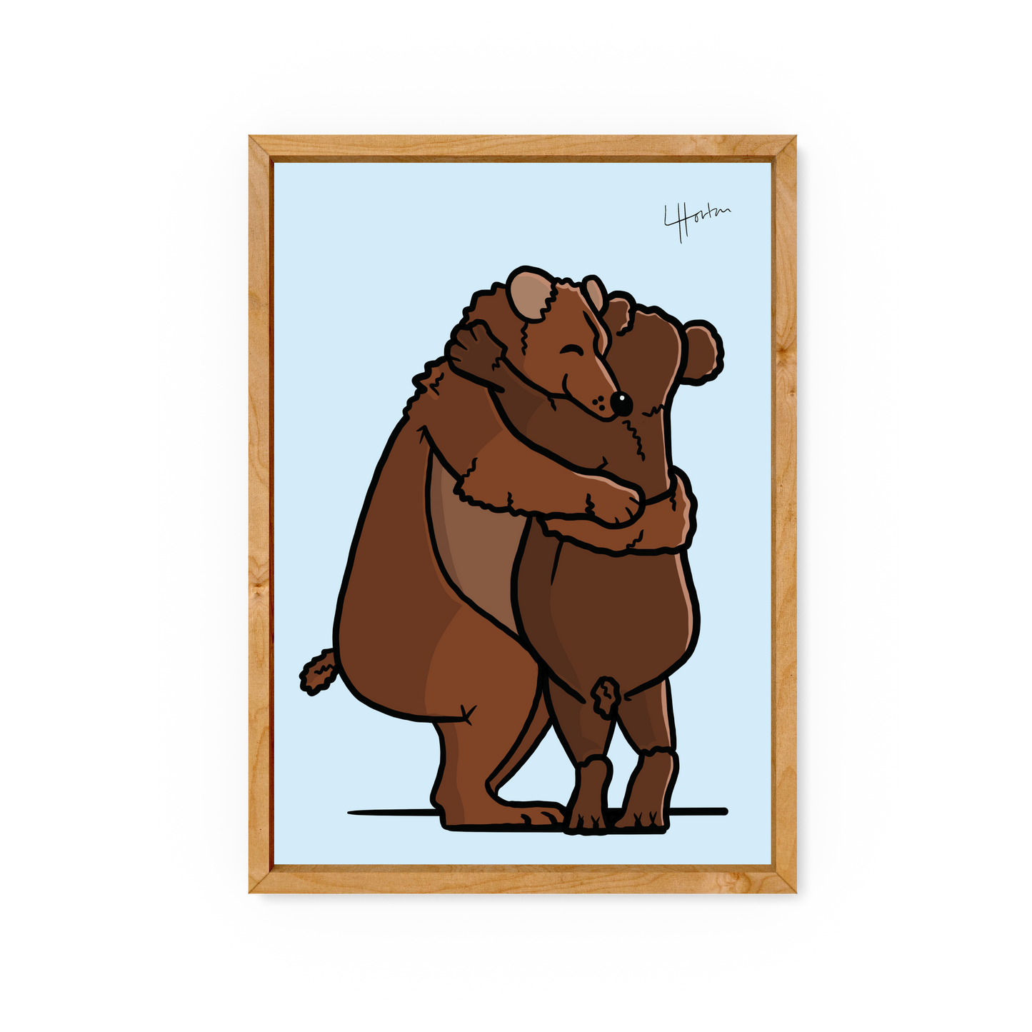 Bear Hug - Animal Print - Luke Horton