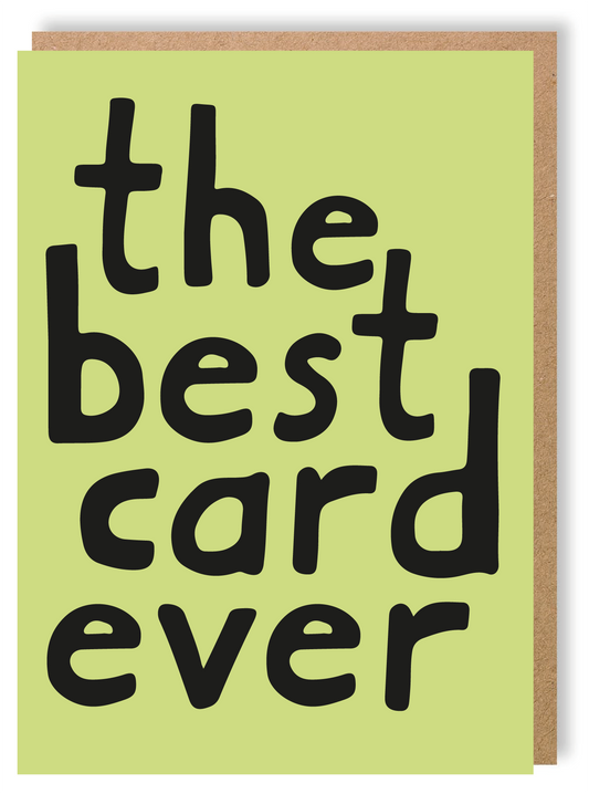 Best Card Ever - Greetings Card - LukeHorton Art
