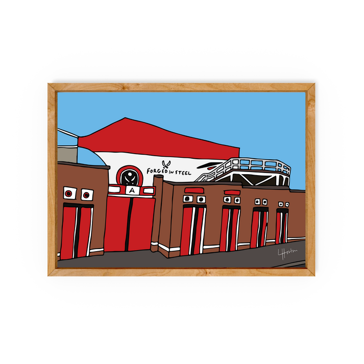 Bramall Lane Sheffield United Art Print Luke Horton Luke Horton Art