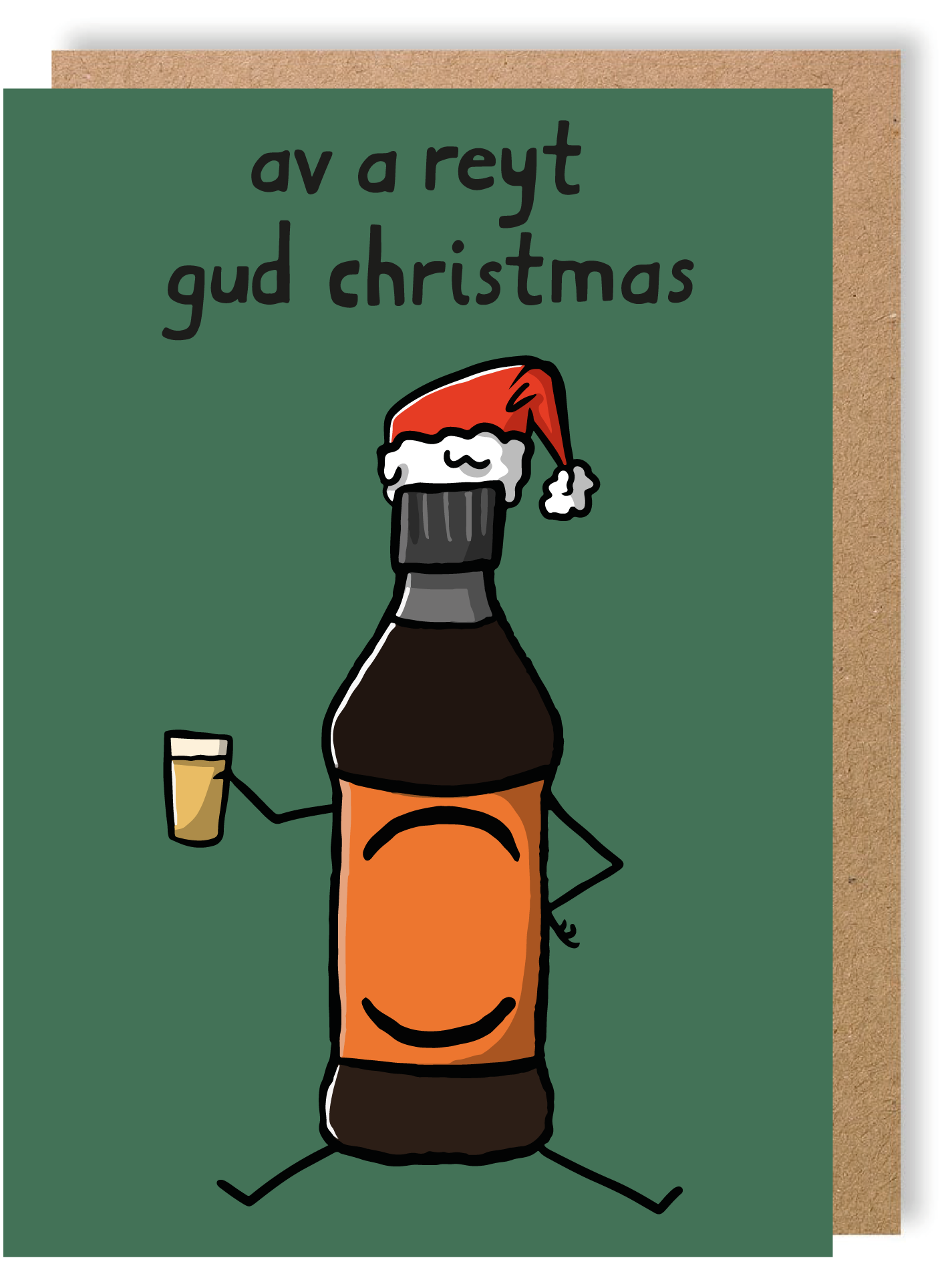 Hendersons - Christmas - Greetings Card - LukeHorton Art
