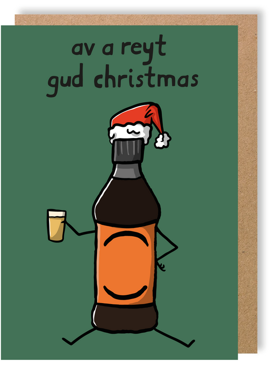Hendersons - Christmas - Greetings Card - LukeHorton Art