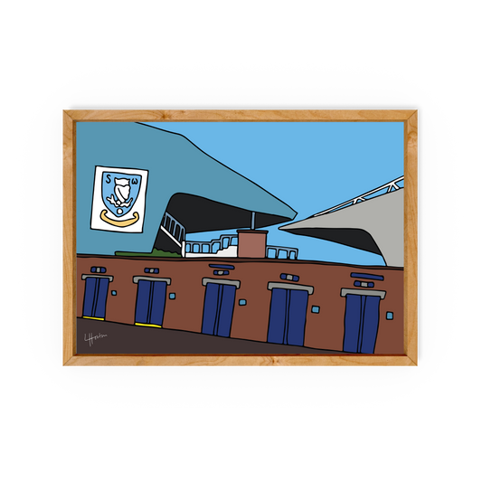 Hillsborough Stadium - Sheffield Wednesday Art Print - Luke Horton
