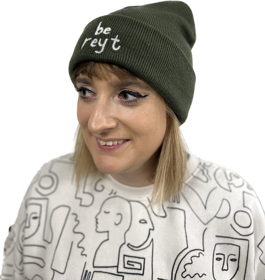 Be Reyt Beanie - Yorkshire Slang Beanie - Luke Horton