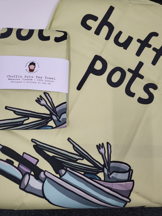 Chuffin Pots - Tea Towel - Luke Horton