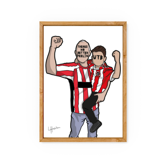 No Better Feelin' - Sheffield United Art Print - Luke Horton